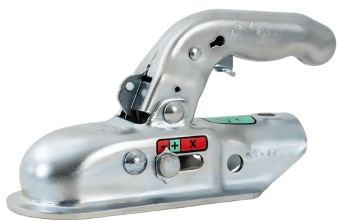 Knott Enganche de Bola KK14-B 1400 kg para Remolque con Lanza Tubular de 45 mm, Acoplamiento Estable con Carga Vertical de 100 kg para Transporte Seguro Uso Diario manejo Estable