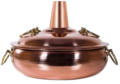 WQZzjm Chinesischer Hot Pot, Induktionsherd, Kupfer-Hot Pot, verdickter Suppentopf, Gastopf, Haushalts-Kupfer-Hot Pot, Kochgeschirr, Hot Pot (28 cm) (A 28 cm)