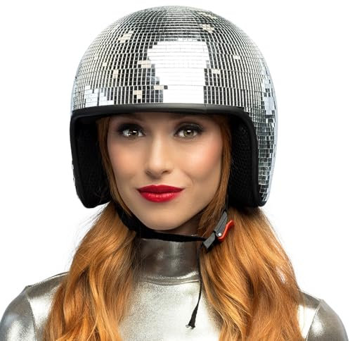 Boland - 00794 - Casco da discoteca per costumi, carnevale e festival, copricapo per adulti