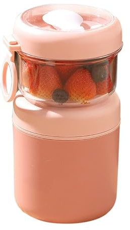 Jipersuo Taza de desayuno de avena aislada de acero inoxidable 304 con tapa y cuchara, taza térmica portátil de gran capacidad para estudiantes, trabajadores, viajes, sopa y leche, cóctel, taza de té