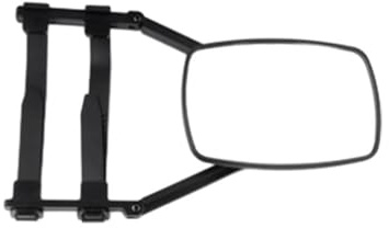 SQIFBA Vetro Specchietto Retrovisore Specchi rimorchio Universale per rimorchio roulotte Specchio rimorchio Regolabile Clip-on rettangolo Specchio Laterale Specchio Posteriore Retrovisor Lato