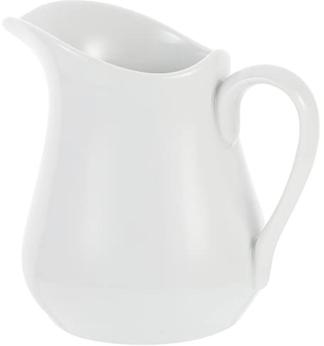 CHICAMPERA Taza Para Leche De Cerámica Forma De Flor Portátil y Resistente Para Café y Crema