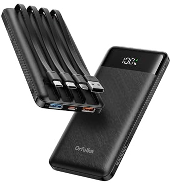 Orfeika 10000mAh Power Bank, 22.5W Fast Charging Portable Charger