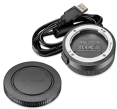 Samyang Sa7031 – Appareil station de lentille pour Samyang objectifs AF (mise à jour du Firmware, mise au point et ouverture) Noir