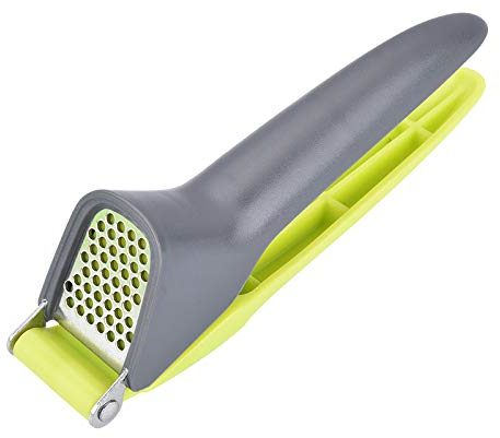 Presse-ail bicolore presse-ail en acier inoxydable presse-ail en plastique poignée à main en plastique presse-ail accessoires de cuisine/821
