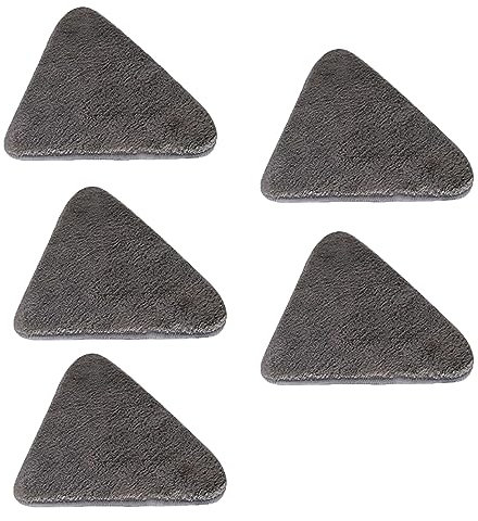 XJKH Mocio triangolare rotante a 360°, in microfibra, ad asciugatura rapida, con rotazione a 360°, set di mocio regolabile con testa di ricambio