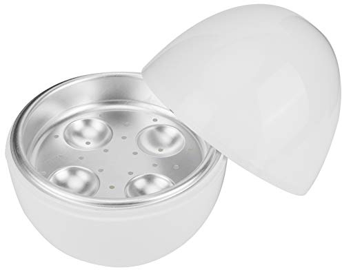 Hervidor de huevos para microondas, hervidor de huevos para 4 huevos, microondas