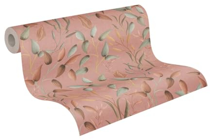 A.S. Création Carta da parati floreale in tessuto non tessuto, di alta qualità, motivo floreale, 397453-10,05 m x 0,53 m, realizzata in Germania