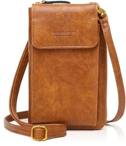 YOVIEE Handytasche Damen Klein Crossbody bag RFID Geldbörse Handytaschen zum Umhängen für Handy Umhängetasche Modern veganem Leder Handy Verstellbar Schultergurt 6,7 zoll