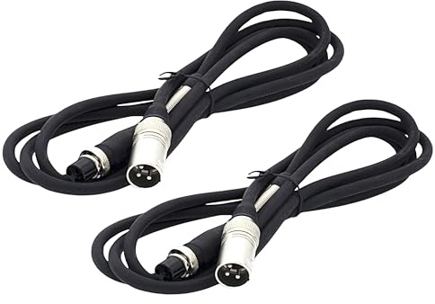 Easycut Doner Cutter Replacement Power Cable for Donner Kebab Slicer Knife, 2 Metres (2M) long Rubber Lead with 3 Pin connector (2-Pack)
