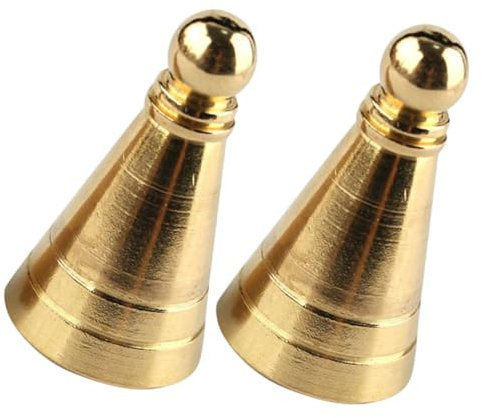 TOPPERFUN 2stücke Messing-turm-räucherform Räucherform Aus Messing Turm-räucherform Für Diy -räucherform Als Wohndekor Räucherkegelform Aus