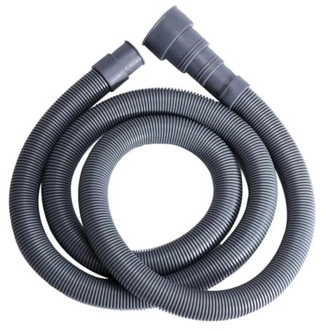 MRVAKDYDI Drain Hose Extension Pipe, Washing Machine Hose 70/150/200cm Drain Pipe Washing Machine Dishwasher Drain Waste Hose Extension Pipe With Hose Clamps Set Wash Machine Accesories(70cm)