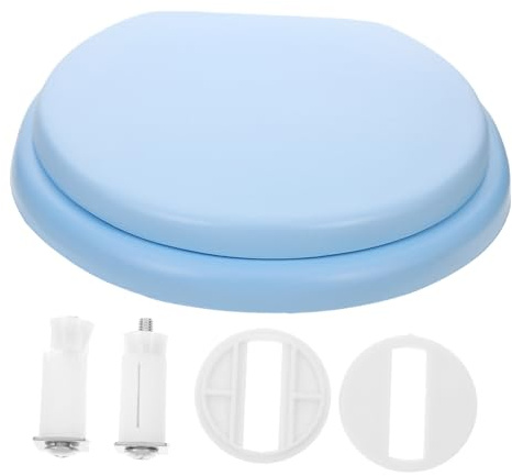 PartyKindom Abattant de Toilette en Mousse Rembourrée, Couvercle Épais, Soutien Stable, Installation Facile, pour Salle de Bain, Confort Classique