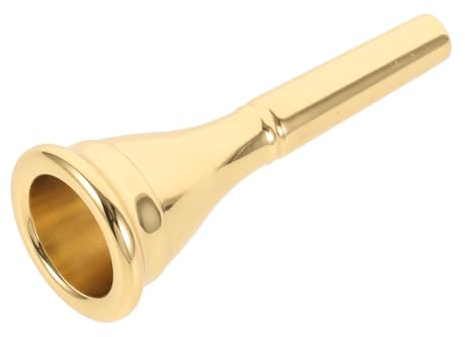 BESPORTBLE Universalmundstück für Horn aus Kupfer Gelb mit Glänzender Oberfläche für Französisches Waldhorn Geeignet für Anfänger und Professionelle Spieler