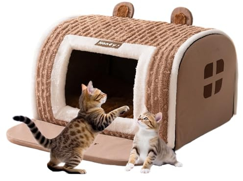 Hundehöhle, warme Ruhehöhle, weiches Welpenhaus, für kleine, mittelgroße Katzen, Hunde, Kätzchen, Welpen, Haustiere, zum Ausruhen im Winter, Hausbesitzer, Wohnungsbewohner