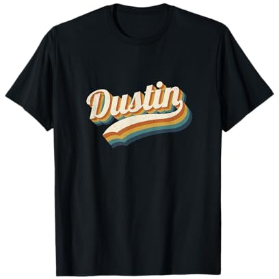 Vintage Dustin Personnalisé Nom Dustin T-Shirt