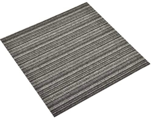 Teppichfliesen,selbstklebend Teppichboden Bodenbelag Fliese,Teppichfliesen 20 Stk. 5 m² 50x50 cm Grün
