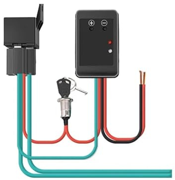Dispositif Anti-brouillage, système Intelligent for Voitures antivol, antidémarrage, alarmes Magiques unidirectionnelles, télécommande, Coupure d'huile Installation Facile et Large compatibilité(12V)