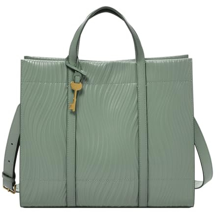 Fossil Tasche für Frauen Rachel, Eco Leder/Polyurethan Trim Satchel graystone 25.4cm L x 14.6cm B x 20.32cm H ZB7256788