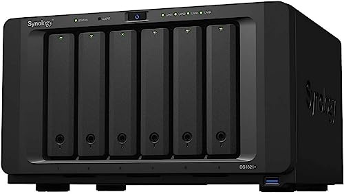 Synology DS1621+ Solución NAS de escritorio de 6 bahías de 48 TB instalada con 6 unidades Seagate HAT3300 de 8 TB