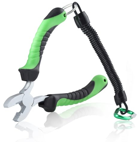 SPEEDWOX 5.5-Inch Fishing Crimper with Cutter Fishing Crimping Tool Fishing Pliers for Single-Barrel Sleeves Fishing Line Cutter Crimp Pliers Fishing Line Snips Micro Fishing Fishing Crimps