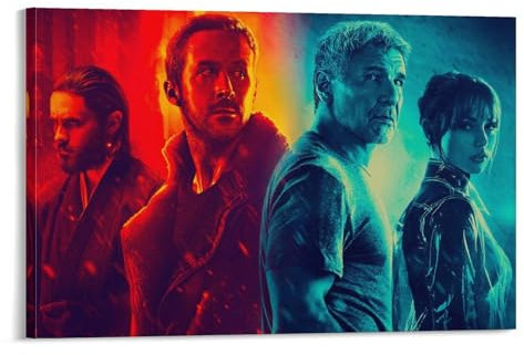 Voliko Filmposter Blade Runner 2049, Poster, Druck, Kunst, Wandgemälde, Leinwand, Poster, moderne Schlafzimmer-Dekoration, 40 x 60 cm
