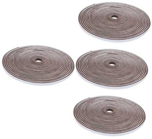 jojofuny 4rouleaux Bande Autoadhésive De Calfeutrage Windproof Pour Et Fenêtres Joint Isolant Sonore Et Thermique Pour Bruit Et Froid