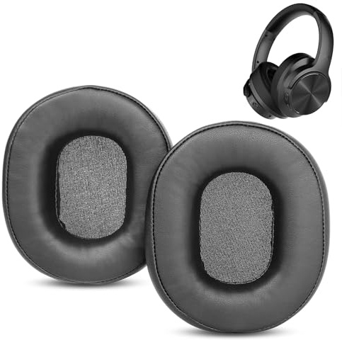 Almohadillas Auriculares para E9 Auriculares Compatible con Mixcder E9 Auriculares Almohadillas con Cuero de proteína Premium