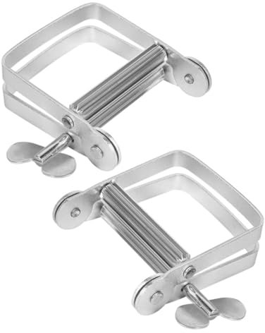 Healeved 2stücke Zahnpastatuben-ausdrücker Manuelle Tubenausdrücker Aus Aluminium Und Eisen Für Haarfarben Lacke Kosmetika Cremes Bastelkleber Und Andere Produkte in Tuben