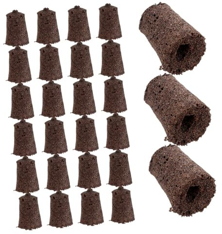 Happyyami 30stücke Hydrokulturbedarf Kokosnusstorf Wachstum Torfblöcke Gartenbedarf Für Hydrokultur-anbauerde Pflanzenstarter
