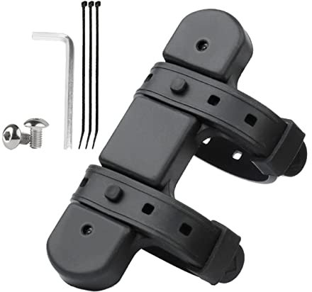 Weit verbreiteter Fahrradkessel, Ständer, schwarz, ohne Loch, Befestigungsclip, Fahrrad-Flaschenhalter, Montagebasis mit Schraube und Schraubenschlüssel