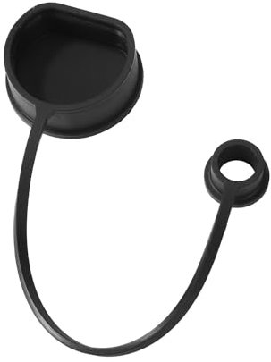 BOXOB Car Charger Plug Port Cover, Waterproof Wall Charger Protective Cover Replacement Silicone EV Vehicle Charging Port End Cap Compatible with Tesla (Black)