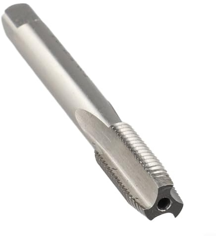 babominimer Taraud métrique à gauche en acier rapide M10 x 1,25 mm, outil de filetage en acier rapide pour fabrication de métaux CNC, longueur 80 mm