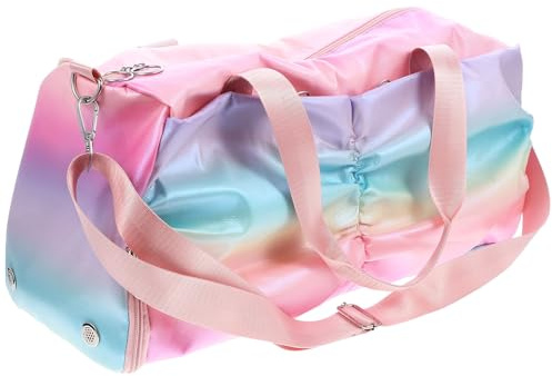STOBAZA Yogatasche Damen mit Großem Fassungsvermögen Sporttasche für Fitness Reisen Tragetasche für Yogamatten Separate Aufbewahrung für Schuhe und Wäsche Innentasche für Schlüssel