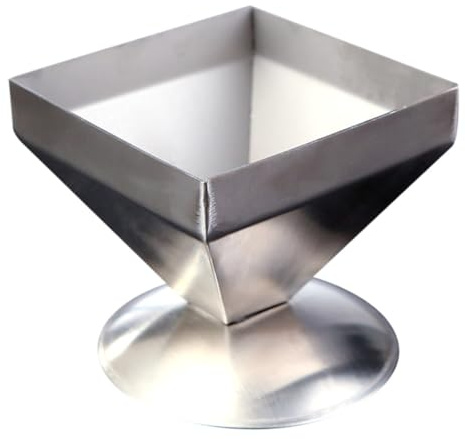 SUPVOX Moule en Acier Inoxydable 15x15 Cm pour Plats de Viande et Riz, Moule Carré Pratique Antiadhésif, Ustensile Cuisine pour Maison et Restaurant, Outil de Façonnage Alimentaire