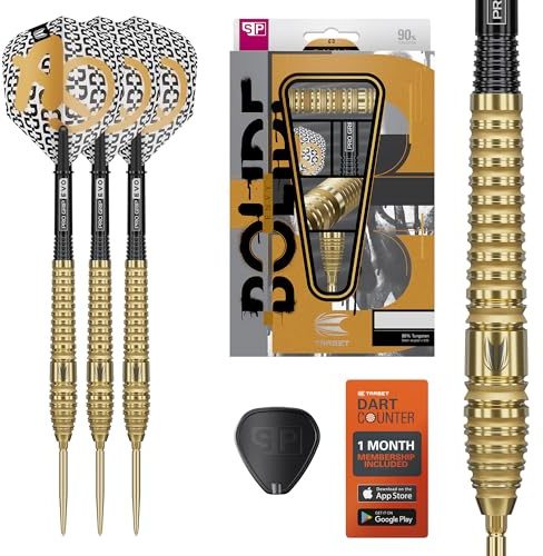 Target Darts Bolide Envy 03 90% Tungsten Swiss Point Steel Tip Dart Set, 24G | Pro Ultra No.6 Flights & Pro Grip EVO Shafts, Gold Swiss Points & SP Tool Included | Professional Dart Sets