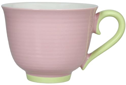 ANDREA FONTEBASSO 1760 Tazza Jumbo 500 cc Colorblock New Bone China Rosa Linea New Milk&Coffee