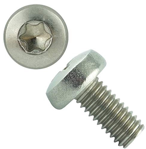 Eisenwaren2000 | M6 x 12 mm Linsenkopfschrauben DIN 7985 TX mit Innensechsrund (10 Stück) - ISO 7045 Linsenkopf Schrauben - Gewindeschrauben - Edelstahl A2 V2A - rostfrei