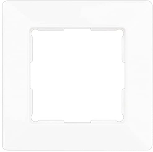 REV 0236810104 Quadro, enchufe de marco de 1 vía, interruptor de luz de marco, etc., blanco