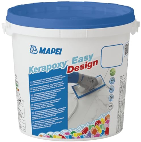 MAPEI Kerapoxy Easy Design 142 MARRÓN 3kg - decorativo, resistente a los ácidos, lechada epoxi de dos componentes