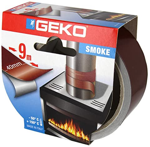 1PEZZO NASTRO IN ALLUMINIO AUTOADESIVO RESISTENTE ALLE ALTE TEMPERATURE MM.40XMT.9 MARRONE