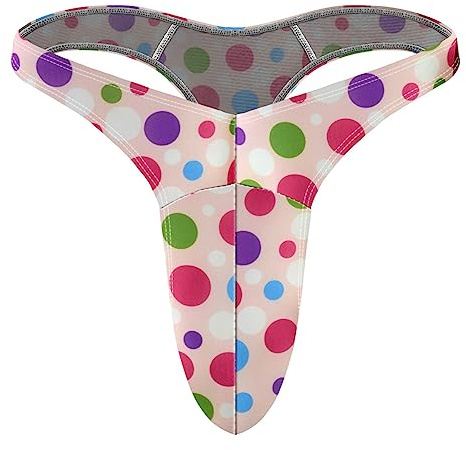 VemeFufu Tanga String Slip Tanga Hombre Ropa Interior Hombres Cintura Baja Thong Masculino Bragas, 1pack Pattern C-1, Talla única