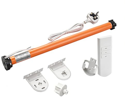 APP WIFI Roller Blinds Motor, 240V Alexa Smart Roller Shades Motor-Wired Controller Plug in Motorized Blinds