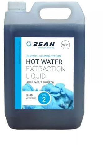 2SAN Hot Water Extraction Liquid 5 Litres Carpet Shampoo, 5.00 l (Pack of 1)