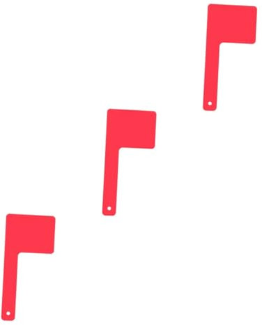 OSALADI 3 Piezas De Banner De Buzón De Correo De Buzón Multidireccional De Buzón Rojo Universal Accesorio De Buzón Buzón De Correo De Buzón De