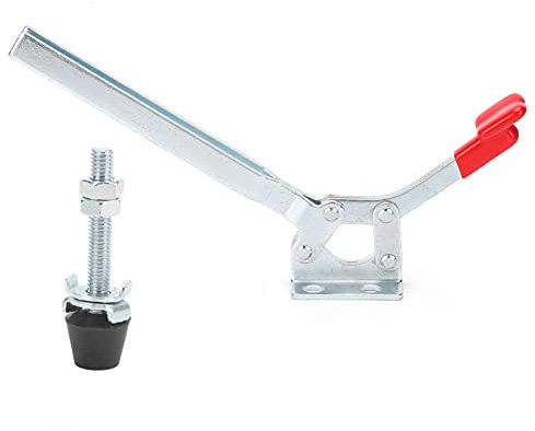 Abrazadera de palanca, abrazadera de palanca de soldadura Accesorio horizontal Compresor de codo Herramienta manual de liberación rápida GH 22185 con punta de presión de goma