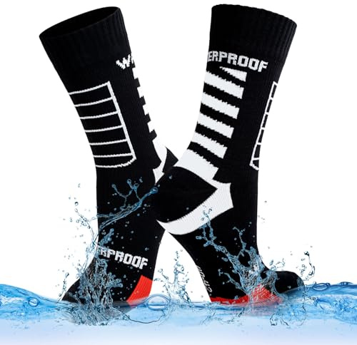 LEOSTEP Calcetines impermeables para hombres y mujeres Calcetines deportivos de exterior de alto rendimiento, adecuados para ciclismo, esquí, ciclismo de montaña, golf, carrera, senderismo, caminatas