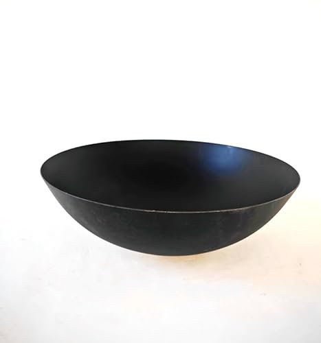 Garten Schwarz Feuerschale 60cm 1.8mm T18cm,4kg Pflanzschale 030547BP