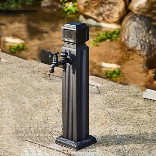 Colonne d'eau de Jardin Extérieure, Borne d'eau Autoportante pour Jardin, Style Rétro, pour l'irrigation et Le Lavage de la Véranda et des Animaux(65cm/25.6in)