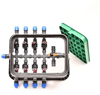 8er-Ventilbox Hunter PGV, 25 mm (3/4) Plug&Rain Eco